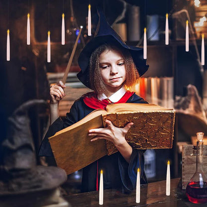 Flameless Candles with Magic Wand