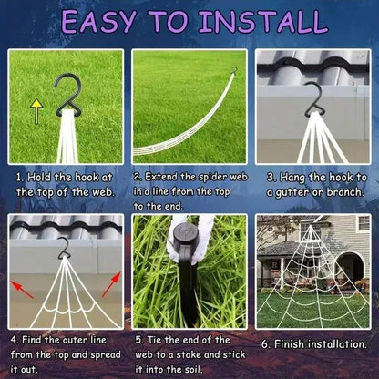 Spider Web Light for Halloween