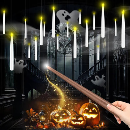 Flameless Candles with Magic Wand